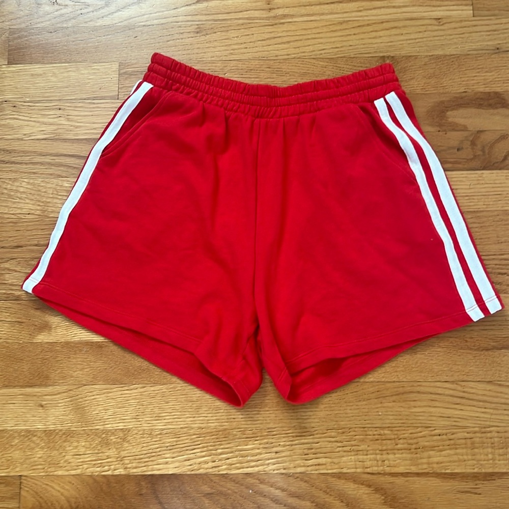 Old Navy red track shorts